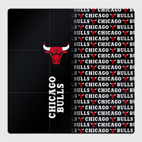 Магнитный плакат 3Х3 с принтом CHICAGO BULLS [7] в Белгороде, Полимерный материал с магнитным слоем | 9 деталей размером 9*9 см | basketball | bulls | chicago | chicago bulls | jordan | nba | баскетбол | джордан | нба | чикаго буллз