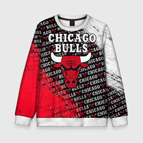 Детский свитшот 3D с принтом CHICAGO BULLS [6] в Белгороде, 100% полиэстер | свободная посадка, прямой крой, мягкая тканевая резинка на рукавах и понизу свитшота | basketball | bulls | chicago | chicago bulls | jordan | nba | баскетбол | джордан | нба | чикаго буллз