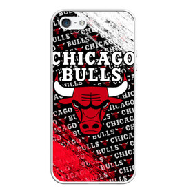 Чехол для iPhone 5/5S матовый с принтом CHICAGO BULLS [6] в Белгороде, Силикон | Область печати: задняя сторона чехла, без боковых панелей | basketball | bulls | chicago | chicago bulls | jordan | nba | баскетбол | джордан | нба | чикаго буллз