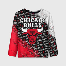 Детский лонгслив 3D с принтом CHICAGO BULLS [6] в Белгороде, 100% полиэстер | длинные рукава, круглый вырез горловины, полуприлегающий силуэт
 | basketball | bulls | chicago | chicago bulls | jordan | nba | баскетбол | джордан | нба | чикаго буллз