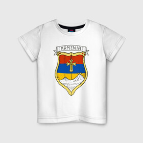 Детская футболка хлопок с принтом Моя Армения в Белгороде, 100% хлопок | круглый вырез горловины, полуприлегающий силуэт, длина до линии бедер | armenia | armenya | арарат | армения | армяне | армянин | арцах | горы | ереван | кавказ | народ | саркисян | ссср | страна | флаг