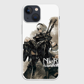 Чехол для iPhone 13 mini с принтом Nier: Automata в Белгороде,  |  | 2b | 9s | a2 | nier | nier: automata | yorha | игры | нир