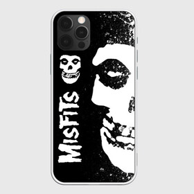 Чехол для iPhone 12 Pro с принтом MISFITS [1] в Белгороде, силикон | область печати: задняя сторона чехла, без боковых панелей | misfits | music | rock | мисфитс | музыка | рок