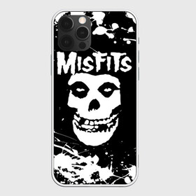 Чехол для iPhone 12 Pro с принтом MISFITS [4] в Белгороде, силикон | область печати: задняя сторона чехла, без боковых панелей | misfits | music | rock | мисфитс | музыка | рок