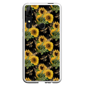 Чехол для Honor P Smart Z с принтом Fashion Sunflowers and bees в Белгороде, Силикон | Область печати: задняя сторона чехла, без боковых панелей | black | fashion | flowers | flowers lovers | sunflower | sunflowers | букет подсолнухов | весенние подсолнухи | жёлтые подсолнухи | летние подсолнухи | летние цветы | насекомые | подсолнечник | подсолнухи