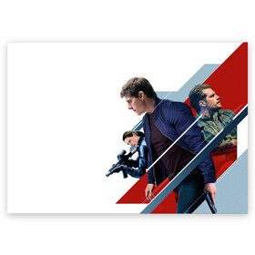 Поздравительная открытка с принтом Mission: Impossible Art в Белгороде, 100% бумага | плотность бумаги 280 г/м2, матовая, на обратной стороне линовка и место для марки
 | Тематика изображения на принте: актер | миссия невыполнима | фильм