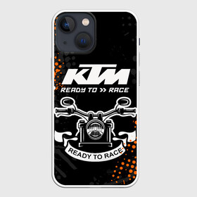 Чехол для iPhone 13 mini с принтом KTM MOTORCYCLES   КТМ МОТОЦИКЛЫ в Белгороде,  |  | ktm | ktm duke | motorcycle. | байк | байкер | ктм | ктм дюк | мотоспорт | мототехника | мотоцикл | мотоциклист | скутер