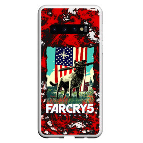 Чехол для Samsung Galaxy S10 с принтом farcry5 в Белгороде, Силикон | Область печати: задняя сторона чехла, без боковых панелей | Тематика изображения на принте: doge | farcry | fc 5 | fc5 | фар край