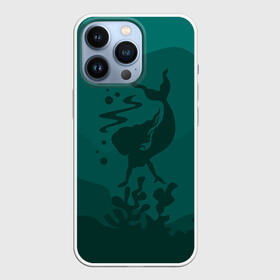 Чехол для iPhone 13 Pro с принтом Русалка в Белгороде,  |  | flowers | mermaid | морская | русалка | русалочка | ундина | цветы