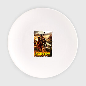 Тарелка с принтом FARCRY Fortune’s в Белгороде, фарфор | диаметр - 210 мм
диаметр для нанесения принта - 120 мм | Тематика изображения на принте: farcry | fc 5 | fc5 | фар край
