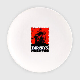 Тарелка с принтом FARCRY  | ФАРКРАЙ  в Белгороде, фарфор | диаметр - 210 мм
диаметр для нанесения принта - 120 мм | Тематика изображения на принте: farcry | fc 5 | fc5 | фар край