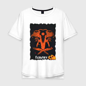 Мужская футболка хлопок Oversize с принтом фаркрай 4 в Белгороде, 100% хлопок | свободный крой, круглый ворот, “спинка” длиннее передней части | Тематика изображения на принте: farcry | fc 5 | fc5 | фар край