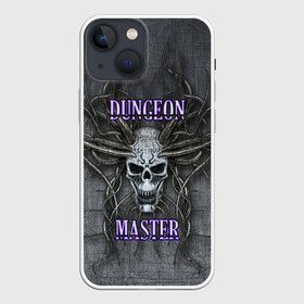 Чехол для iPhone 13 mini с принтом DM | Dungeon Master | SKULL в Белгороде,  |  | Тематика изображения на принте: dd | dm | dungeon master | dungeons and dragons | skull | днд | мастер подземелий | подземелья и драконы