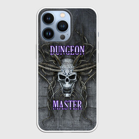 Чехол для iPhone 13 Pro с принтом DM | Dungeon Master | SKULL в Белгороде,  |  | Тематика изображения на принте: dd | dm | dungeon master | dungeons and dragons | skull | днд | мастер подземелий | подземелья и драконы