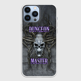 Чехол для iPhone 13 Pro Max с принтом DM | Dungeon Master | SKULL в Белгороде,  |  | Тематика изображения на принте: dd | dm | dungeon master | dungeons and dragons | skull | днд | мастер подземелий | подземелья и драконы