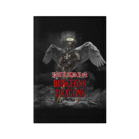 Обложка для паспорта матовая кожа с принтом Dungeons & Dragons Паладин в Белгороде, натуральная матовая кожа | размер 19,3 х 13,7 см; прозрачные пластиковые крепления | Тематика изображения на принте: dd | dungeons  dragons | paladin | днд | паладин | подземелья и драконы