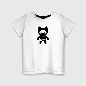 Детская футболка хлопок с принтом Нетипичный Хабаровчанин в Белгороде, 100% хлопок | круглый вырез горловины, полуприлегающий силуэт, длина до линии бедер | нетипичный | нетипичный хабаровчанин | нх | хабаровск