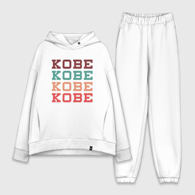 Женский костюм хлопок Oversize с принтом Kobe в Белгороде,  |  | basketball | bryant | game | james | kobe | lakers | lebron | los angeles | nba | sport | streetball | баскетбол | баскетболист | брайант | джеймс | игра | игрок | коби | леброн | лейкерс | лос анджелес | мяч | нба | спорт | стритбол