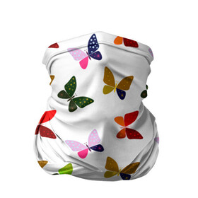 Бандана-труба 3D с принтом Бабочки и лето в Белгороде, 100% полиэстер, ткань с особыми свойствами — Activecool | плотность 150‒180 г/м2; хорошо тянется, но сохраняет форму | бабочки | красота | лето | любовь | насекомые | природа