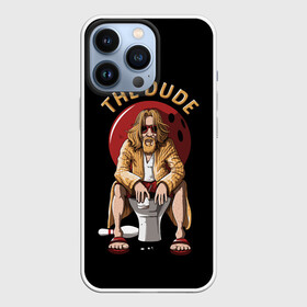 Чехол для iPhone 13 Pro с принтом THE DUDE (Big Lebowski) в Белгороде,  |  | abide | big | dude | jeff | lebowski | the | большой | лебовски | фильм | чувак