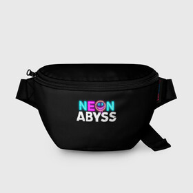 Поясная сумка 3D с принтом Neon Abyss в Белгороде, 100% полиэстер | плотная ткань, ремень с регулируемой длиной, внутри несколько карманов для мелочей, основное отделение и карман с обратной стороны сумки застегиваются на молнию | abyss | game | neon | абис | аид | бездна | игра | мрачный отряд | неон эбесс | эбис