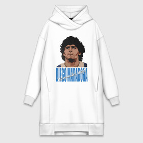 Платье-худи хлопок с принтом Мы помним, Диего в Белгороде,  |  | argentina | celebrity | diego maradona | football | forward | star | аргентина | диего марадона | звезда | знаменитость | форвард | футбол