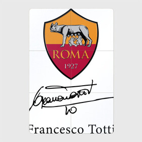 Магнитный плакат 2Х3 с принтом Francesco Totti Roma в Белгороде, Полимерный материал с магнитным слоем | 6 деталей размером 9*9 см | football | legend | roma | totti | wolf | волчица | италия | легенда | рим | тотти | футбол