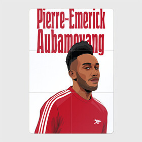 Магнитный плакат 2Х3 с принтом Pierre-Emerick Aubameyang в Белгороде, Полимерный материал с магнитным слоем | 6 деталей размером 9*9 см | arsenal | england | football | pierre emerick aubameyang | striker | англия | арсенал | форвард | футбол