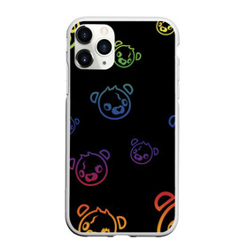 Чехол для iPhone 11 Pro матовый с принтом Colorful Bear в Белгороде, Силикон |  | Тематика изображения на принте: colorful | games | иллюстрация | медведь | обёртка | фортнайт