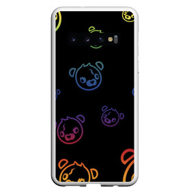 Чехол для Samsung Galaxy S10 с принтом Colorful Bear в Белгороде, Силикон | Область печати: задняя сторона чехла, без боковых панелей | Тематика изображения на принте: colorful | games | иллюстрация | медведь | обёртка | фортнайт