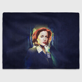 Плед 3D с принтом Dana Scully в Белгороде, 100% полиэстер | закругленные углы, все края обработаны. Ткань не мнется и не растягивается | dana | dana scully | fbi | fox | fox mulder | i want to believe | mulder | scully | the truth is out there | the x files | trust no one | x file | xfile | дана | дана скалли | малдер | секретные материалы | скалли | фбр | фокс | фокс малдер | х файл | хфа