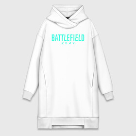 Платье-худи хлопок с принтом Battlefield 2042 logo в Белгороде,  |  | action | battlefield 2042 | ea | future | nextgen | origin | pc | playstation | ps 5 | robot | sony | steam | valve | video games | war | weapon | xbox | батлфилд 2042 | будущее | валв | война | еа | игры | иксбокс | лого | некстген | ориджин | о