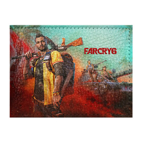 Обложка для студенческого билета с принтом Far Cry 6 Фар Край 6 в Белгороде, натуральная кожа | Размер: 11*8 см; Печать на всей внешней стороне | far cry | farcry | game | во все тяжкие | джанкарло | игра | тайны коко | фар край | фаркрай | эспозито