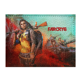 Обложка для студенческого билета с принтом Far Cry 6 Фар Край 6 в Белгороде, натуральная кожа | Размер: 11*8 см; Печать на всей внешней стороне | far cry | farcry | game | во все тяжкие | джанкарло | игра | тайны коко | фар край | фаркрай | эспозито