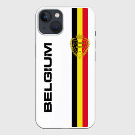 Чехол для iPhone 13 с принтом СБОРНАЯ БЕЛЬГИИ в Белгороде,  |  | belgium | de bruyne | football | hazard | lukaku | soccer | sport | team | азар | бельгия | де брюйне | игроки | логотип | лукаку | сборная | спорт | страна | флаг | футбол