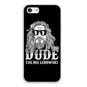 Чехол для iPhone 5/5S матовый с принтом Dude the Big Lebowski в Белгороде, Силикон | Область печати: задняя сторона чехла, без боковых панелей | dude | jeff bridges | the big lebowski | блики | большой лебовский | джефф бриджес | молния | фильм | чувак