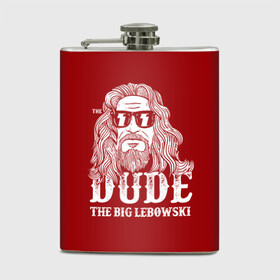 Фляга с принтом Dude the Big Lebowski в Белгороде, металлический корпус | емкость 0,22 л, размер 125 х 94 мм. Виниловая наклейка запечатывается полностью | dude | jeff bridges | the big lebowski | блики | большой лебовский | джефф бриджес | молния | фильм | чувак