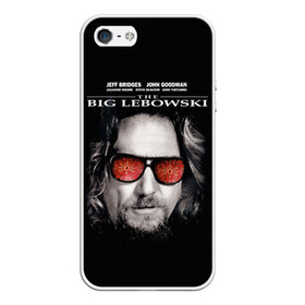 Чехол для iPhone 5/5S матовый с принтом The Big Lebowski в Белгороде, Силикон | Область печати: задняя сторона чехла, без боковых панелей | dude | jeff bridges | the big lebowski | большой лебовский | джефф бриджес | ковер | красные очки | узор | фильм | чувак