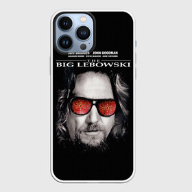 Чехол для iPhone 13 Pro Max с принтом The Big Lebowski в Белгороде,  |  | Тематика изображения на принте: dude | jeff bridges | the big lebowski | большой лебовский | джефф бриджес | ковер | красные очки | узор | фильм | чувак