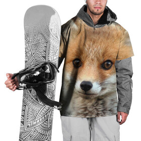 Накидка на куртку 3D с принтом Миленький лисенок в Белгороде, 100% полиэстер |  | Тематика изображения на принте: fox | foxy | животное | звери | лиса | лисенок | лисичка | милая | рыжая | фокс