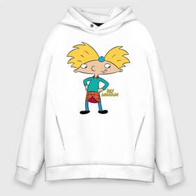 Мужское худи Oversize хлопок с принтом Hey Arnold! в Белгороде, френч-терри — 70% хлопок, 30% полиэстер. Мягкий теплый начес внутри —100% хлопок | боковые карманы, эластичные манжеты и нижняя кромка, капюшон на магнитной кнопке | arnold | boy | cartoon | face | nickelodeon | арнольд | детство | мальчик | мультик | никелодион | эй арнольд