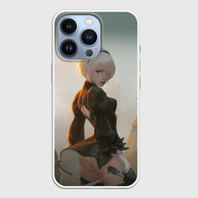 Чехол для iPhone 13 Pro с принтом Nier в Белгороде,  |  | automata | game | nier | robots | yorha | андроид | аниме | воин | девушка | игра | нир | робот | самурай | экшн