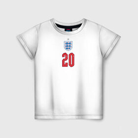 Детская футболка 3D с принтом Фил Фоден форма Англия в Белгороде, 100% гипоаллергенный полиэфир | прямой крой, круглый вырез горловины, длина до линии бедер, чуть спущенное плечо, ткань немного тянется | 2020 | 2021 | euro | fifa | fil | foden | uefa | аглийская | англичане | англия | евро | сборная англии | сборной | уефа | фил фоден | филип | фифа | фоден | форма | футбол | футбольная