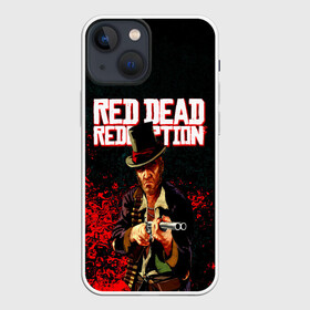 Чехол для iPhone 13 mini с принтом Red Dead Redemption Bandit в Белгороде,  |  | Тематика изображения на принте: game | red dead | red dead redemption 2 | redemption 2 | rockstar games | бандиты | дикий запад | игры | ковбои | оружие