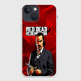 Чехол для iPhone 13 mini с принтом Rockstar Games в Белгороде,  |  | game | red dead | red dead redemption 2 | redemption 2 | rockstar games | бандиты | дикий запад | игры | ковбои | оружие