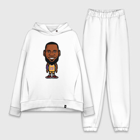 Женский костюм хлопок Oversize с принтом Little Lebron в Белгороде,  |  | basketball | bryant | game | james | kobe | lakers | lebron | los angeles | nba | sport | streetball | баскетбол | баскетболист | брайант | джеймс | игра | игрок | коби | леброн | лейкерс | лос анджелес | мяч | нба | спорт | стритбол