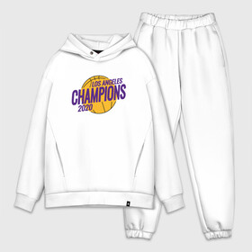 Мужской костюм хлопок OVERSIZE с принтом LA Champions в Белгороде,  |  | basketball | bryant | game | james | kobe | lakers | lebron | los angeles | nba | sport | streetball | баскетбол | баскетболист | брайант | джеймс | игра | игрок | коби | леброн | лейкерс | лос анджелес | мяч | нба | спорт | стритбол