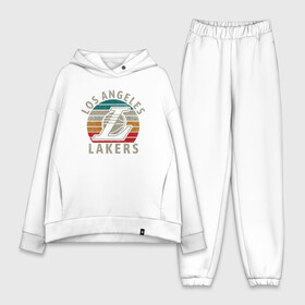 Женский костюм хлопок Oversize с принтом Los Angeles Lakers в Белгороде,  |  | basketball | bryant | game | james | kobe | lakers | lebron | los angeles | nba | sport | streetball | баскетбол | баскетболист | брайант | джеймс | игра | игрок | коби | леброн | лейкерс | лос анджелес | мяч | нба | спорт | стритбол