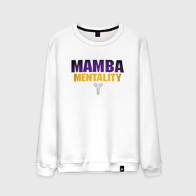 Мужской свитшот хлопок с принтом Mamba Mentality в Белгороде, 100% хлопок |  | basketball | bryant | game | james | kobe | lakers | lebron | los angeles | nba | sport | streetball | баскетбол | баскетболист | брайант | джеймс | игра | игрок | коби | леброн | лейкерс | лос анджелес | мяч | нба | спорт | стритбол