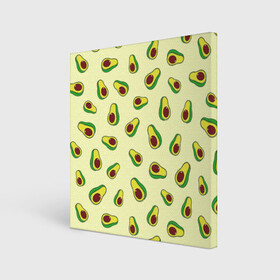 Холст квадратный с принтом Авокадо / Avocado в Белгороде, 100% ПВХ |  | avocado | casual | exotic | fashion | food | pattern | summer | tropical | авокадо | авокадо паттерн | вкусняшки | еда | жара | лето | мексика | овощи | острова | отпуск | плоды | повседневные | растения | сладкий | спелый | тропики